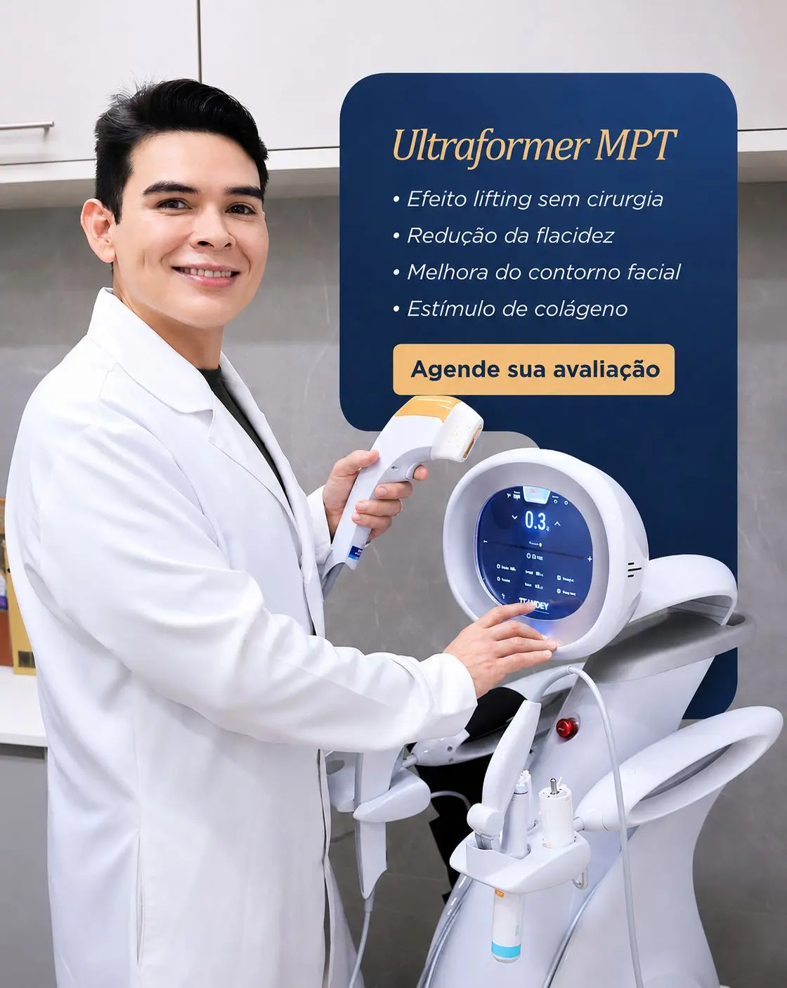 Ultraformer MPT — Tratamento de flacidez facial